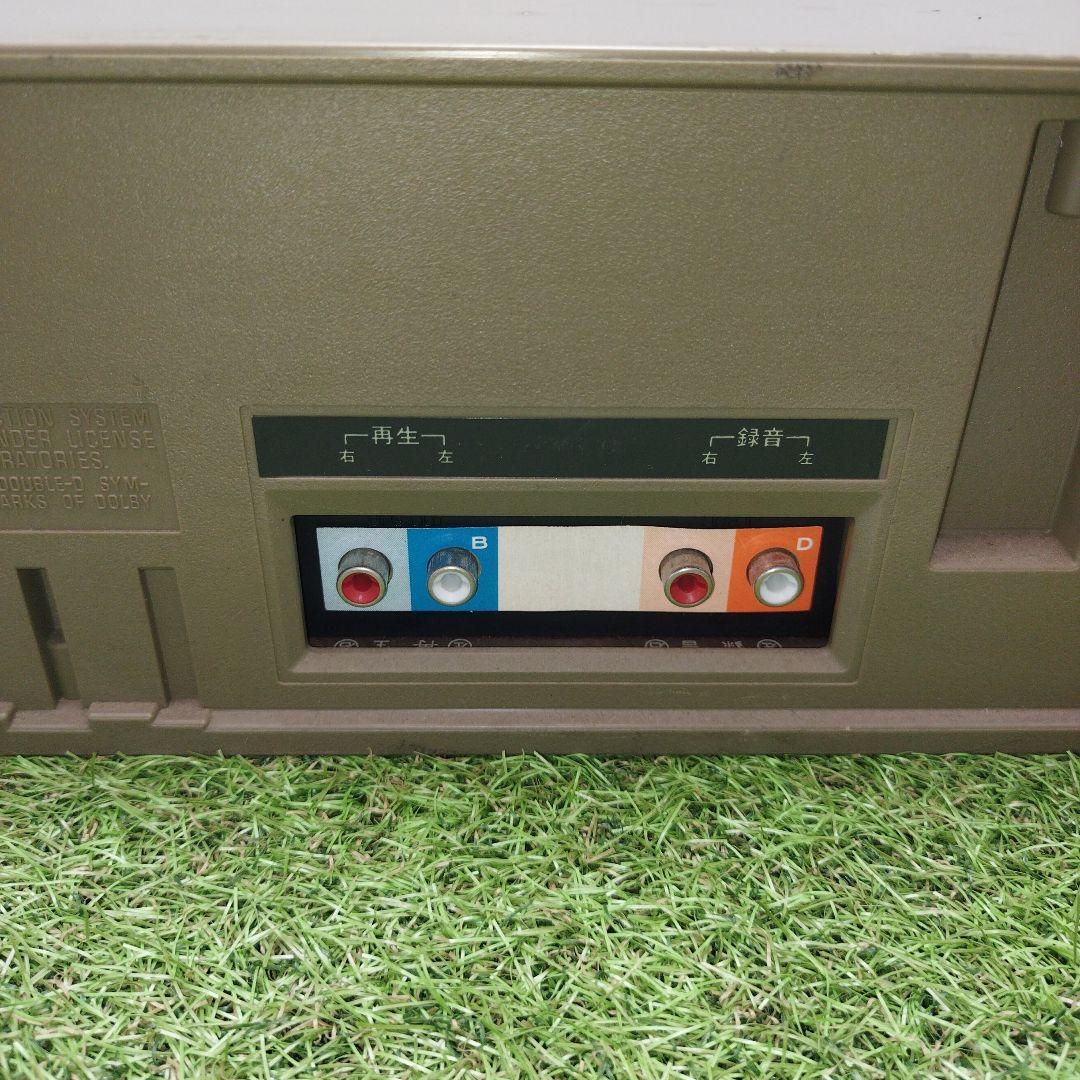 カセットレコーダー ステレオダブルカセットデッキ　Technics-M202