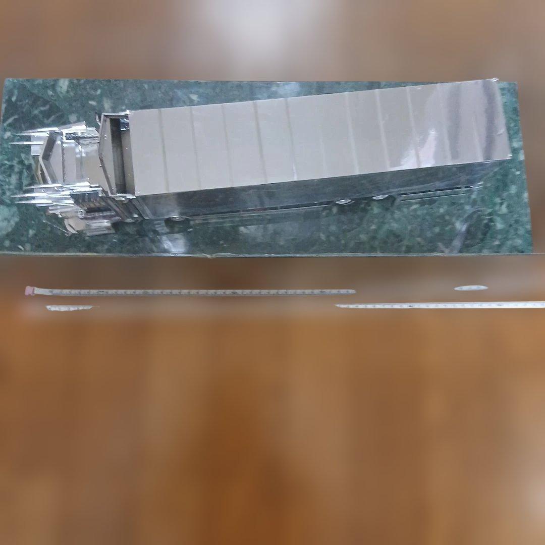 トラック野郎 デコトラ プラモデル完成品(ジャンク品)(ケース付き)全長50cm