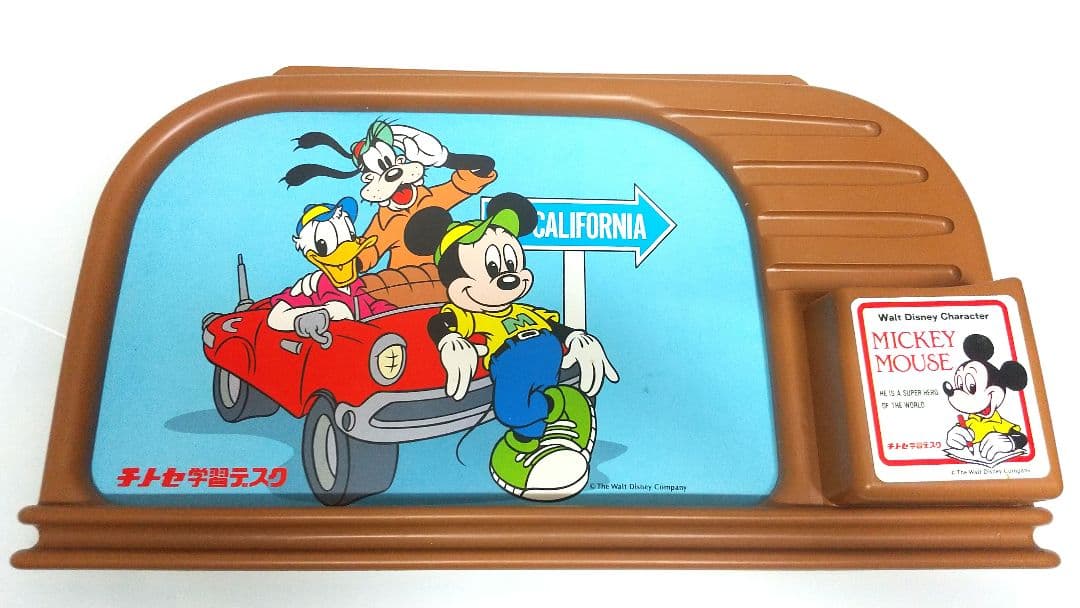 【美品】激レア ちとせ 学習机 ディズニー ミッキー スタンド ポスター