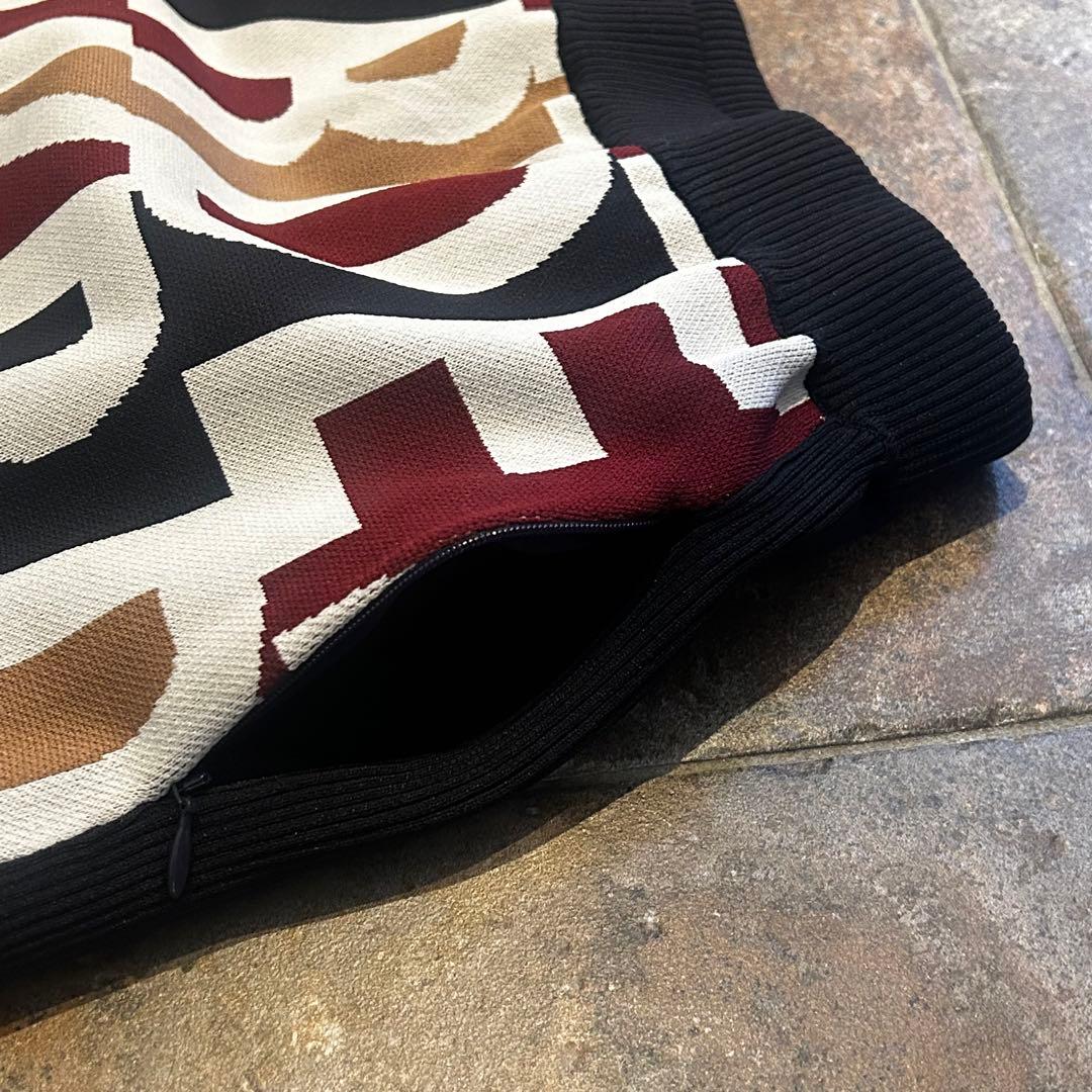 美品　CLUNK セットアップ　長袖 ハイネックセーター　スカート 上下セット