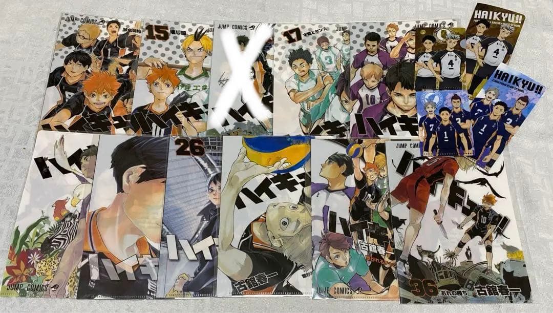 ハイキュー　JC柄クリアファイルコレクション　ミニクリアファイル