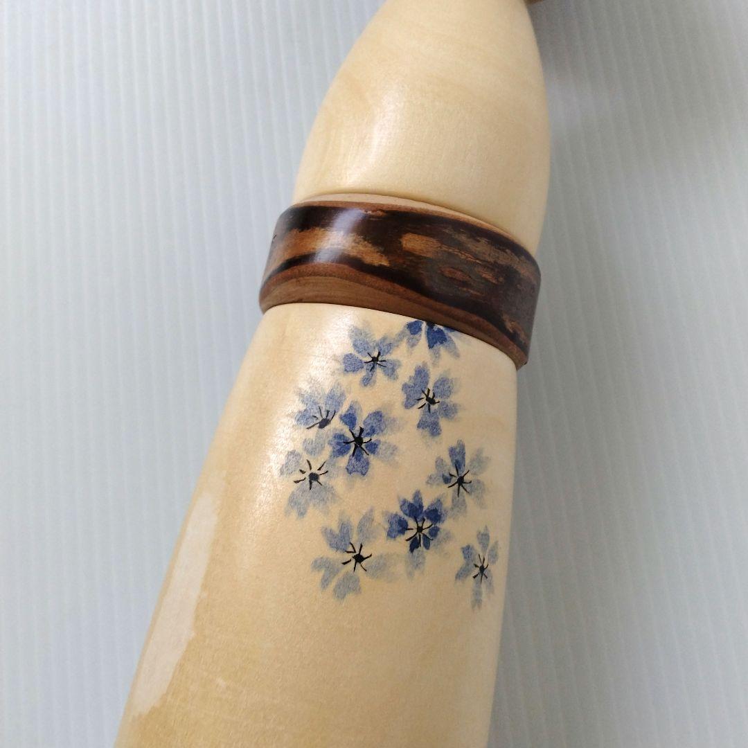 希少 レア こけし 創作こけし 高橋とし子 工人 冬ざくら 工芸品 32cm