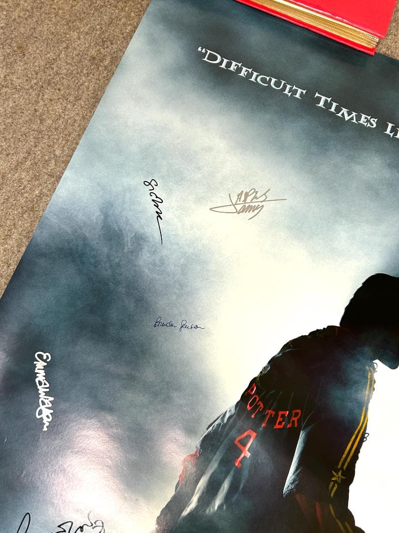 【貴重!!】ハリーポッター 俳優12名サイン入りポスター