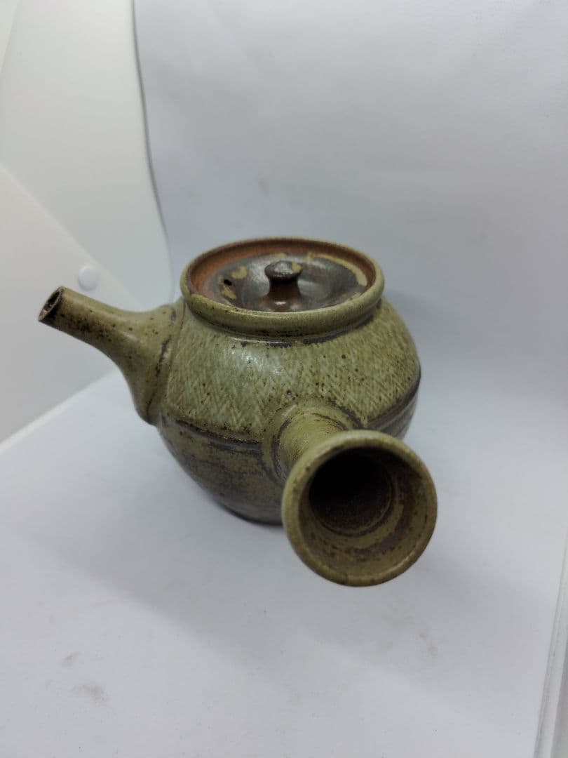 滅多に出会えない逸品！人間国宝島岡達三の象嵌縄文煎茶器、特別価格で！