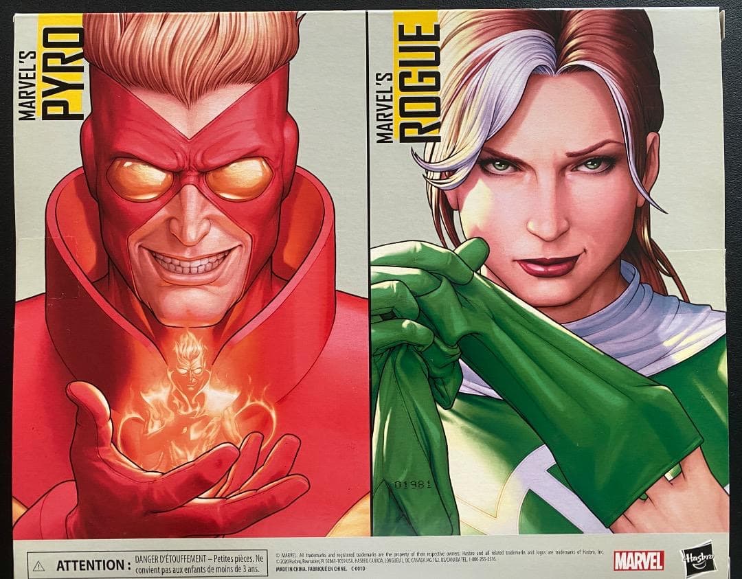 X-メン20周年記念 マーベルレジェンド ローグ パイロ 2-パック