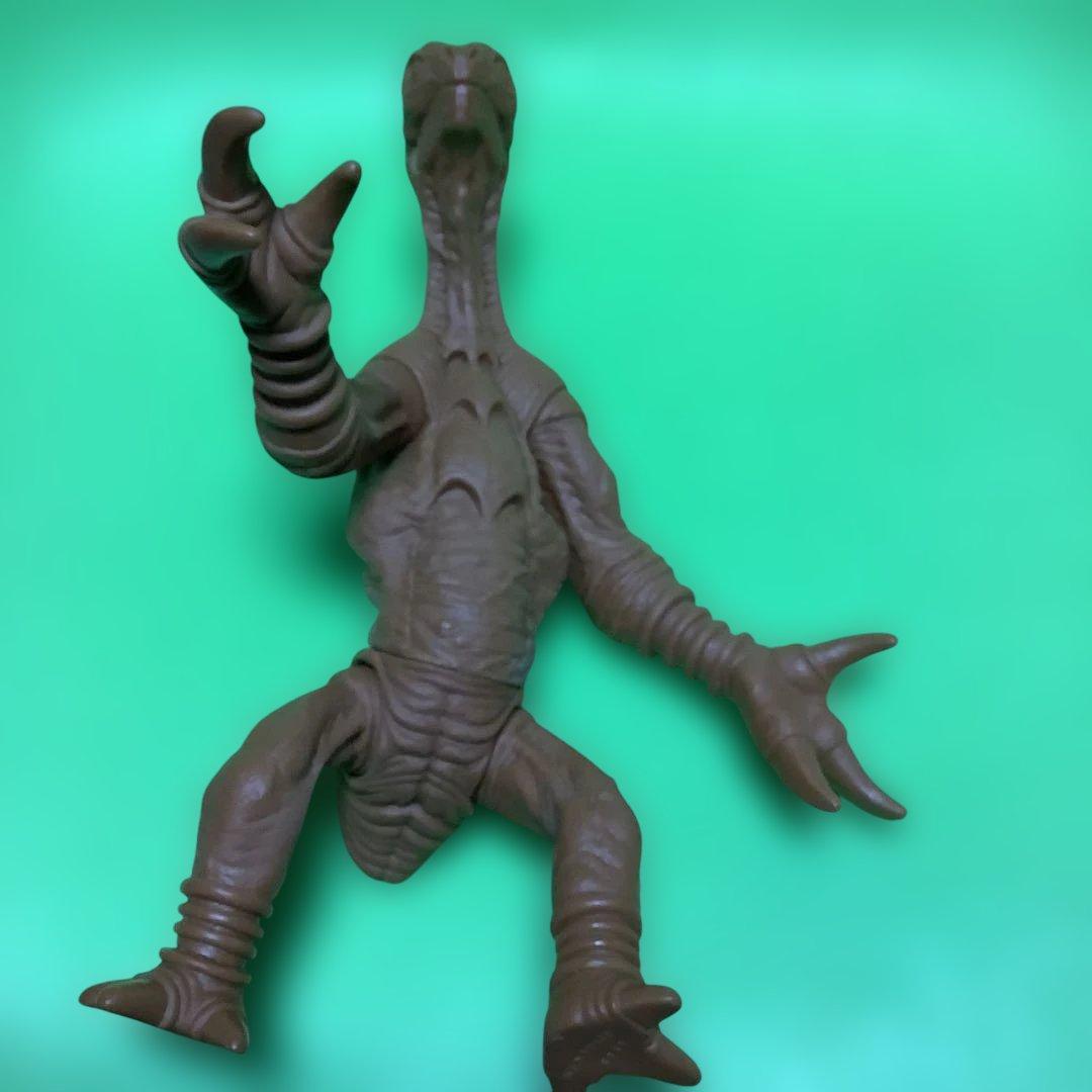 ビリケン商会★ソフビ★ガレージキット★レーザーブラスト★トカゲ宇宙人★組み立て済