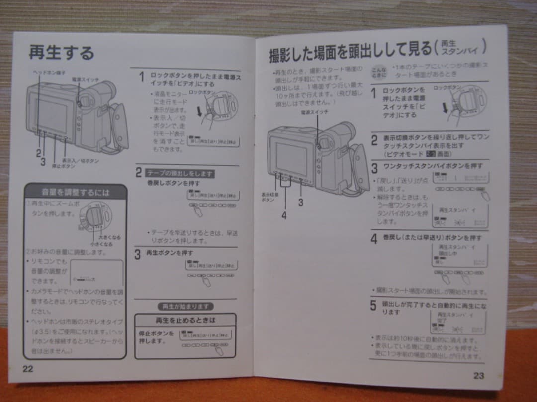 動作OK❗️☆シャープの液晶Hi8/8ミリビデオカメラ・VL-HL15