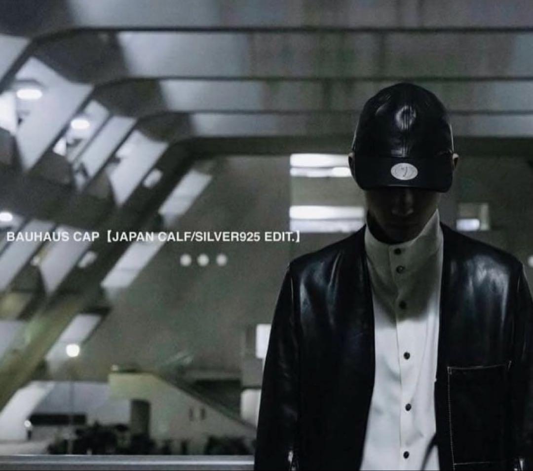 【prasthana】BAUHAUS CAP JAPAN CALF/SV925