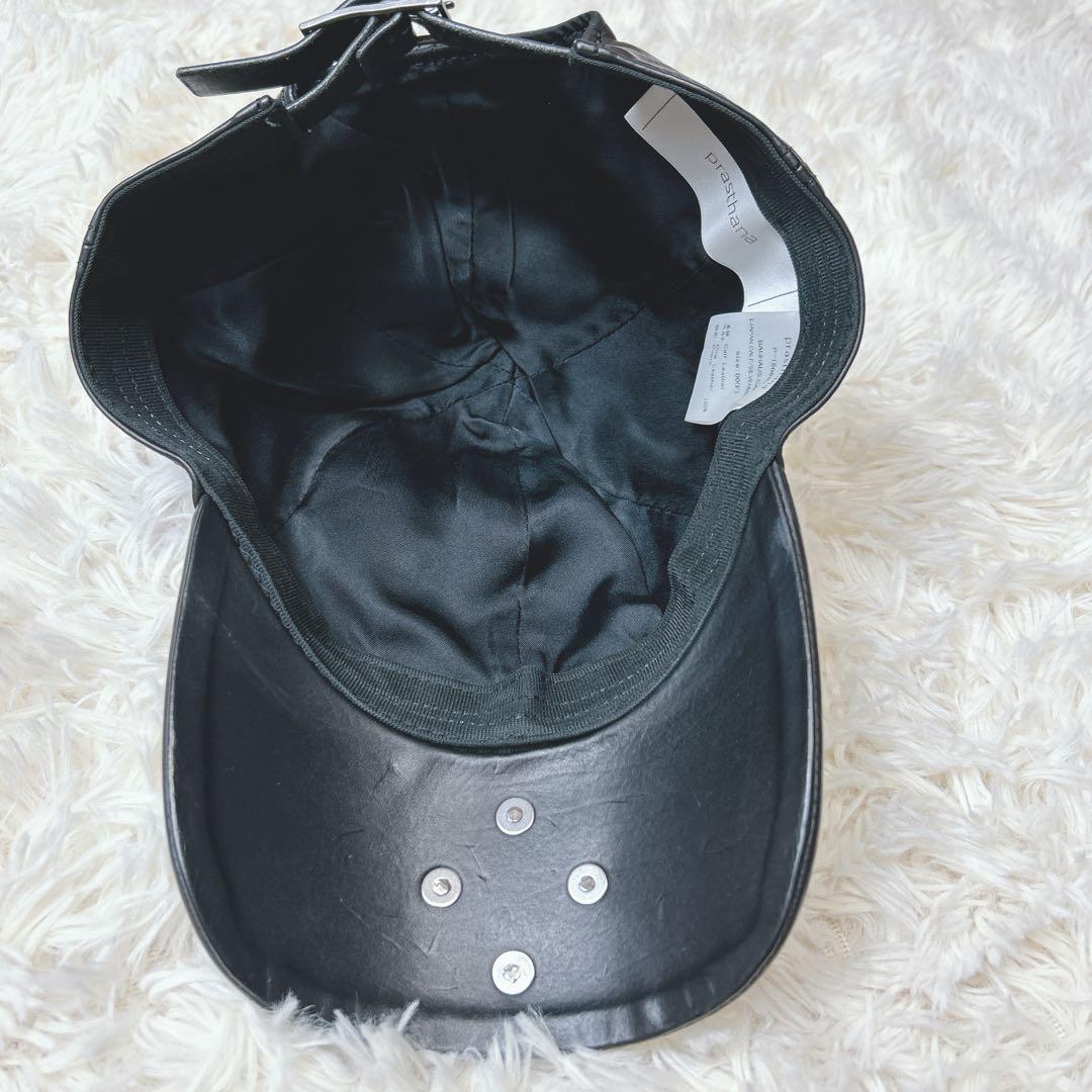 【prasthana】BAUHAUS CAP JAPAN CALF/SV925