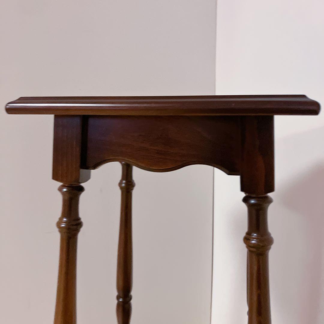 karimoku カリモク　コロニアル　電話台　飾り棚　アンティーク　花台