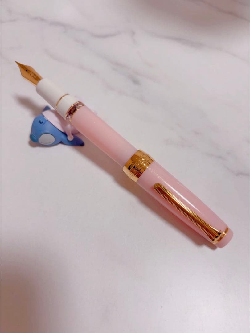 ペントノートオリジナル万年筆　ゆきのしたで中字