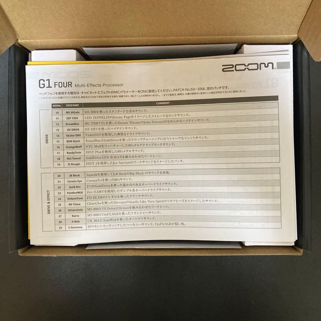 配信機器・PA機器・レコーディング機器 ZOOM G1 FOUR