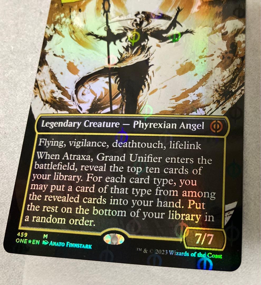 MTG　foil英語　ボーダーレス　S&C 偉大なる統一者、アトラクサ　ONE