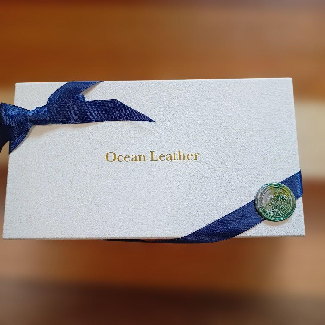 Ocean Leather 魚革ラウンド長財布　鰤革　ブリ革