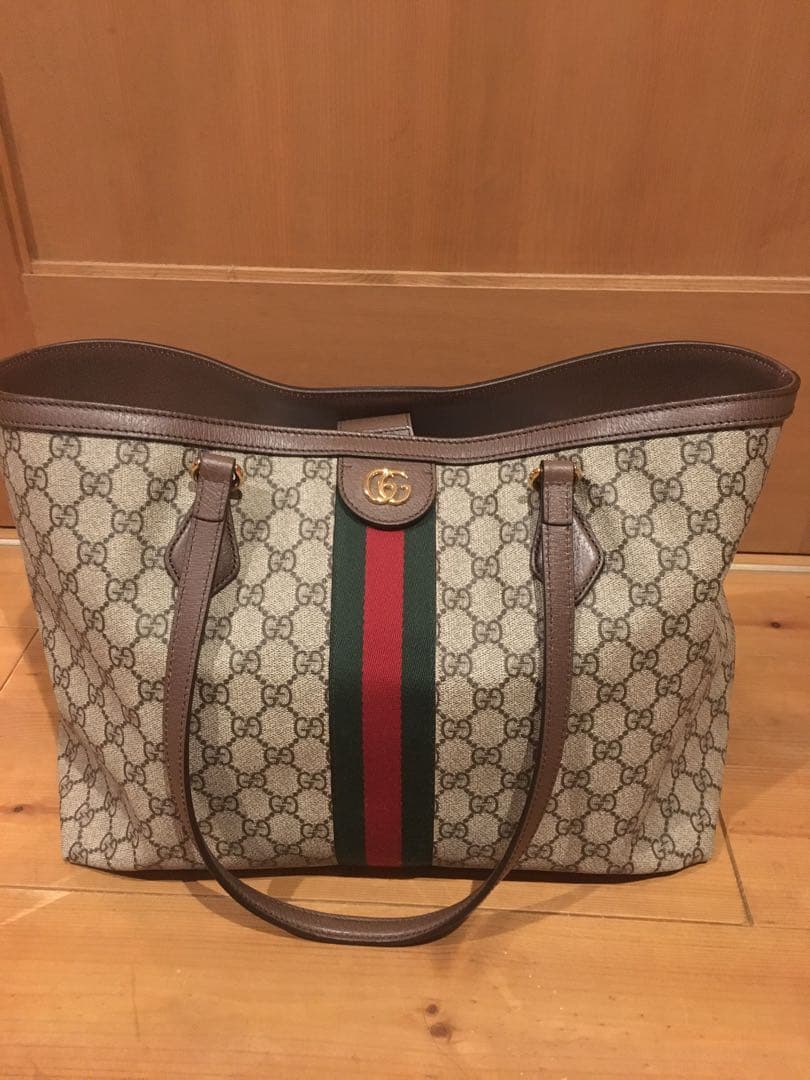 【大幅値下げ】GUCCI【オフィディア】GGスプリーム　ミディアムトートバッグ
