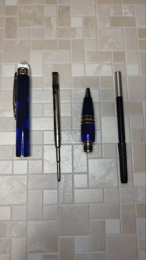 モンブラン　スターウォーカー　ボールペン　クールブルー　ブルー