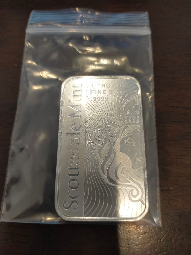 アメリカ「ボルテックス、渦巻き」1オンス 純銀バー