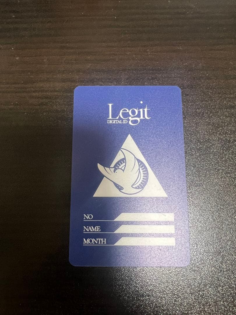 Reol LegitデジタルID型カード