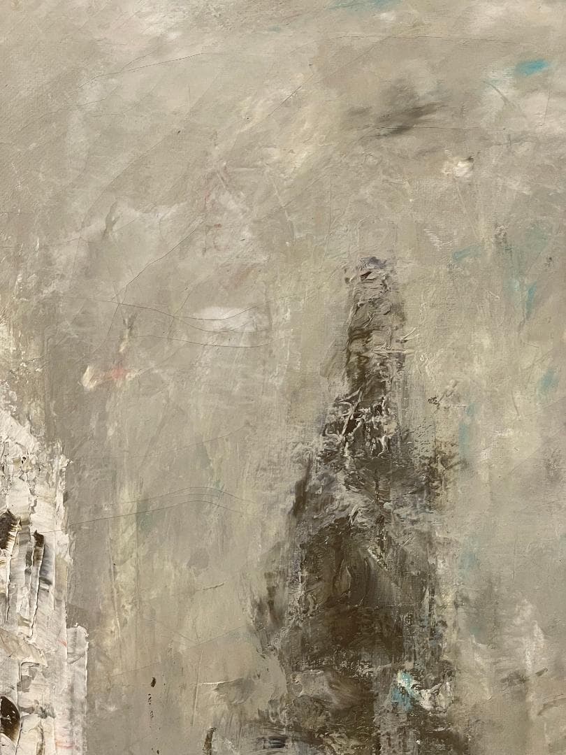 K*a様 「真作」住田昭「1989 パリ」風景画　油彩画　額装　サイン有り　F1