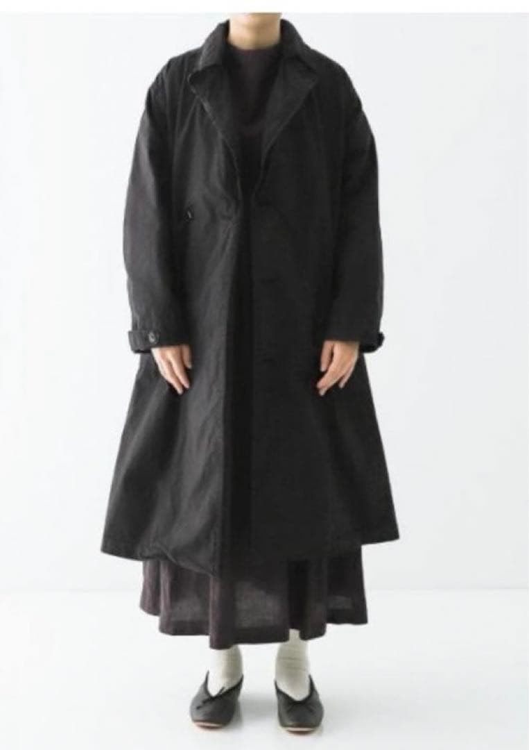 【美品】nest Robe スーピマコットンフレンチアーミーコート