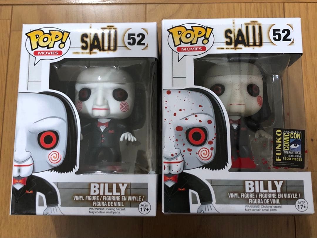希少 Funko pop SAW ファンコ ソウ ビリー 血濡れ版 海外限定版