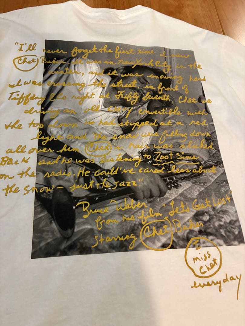 Bruce Weber Let's Get Lost Tシャツ 新品