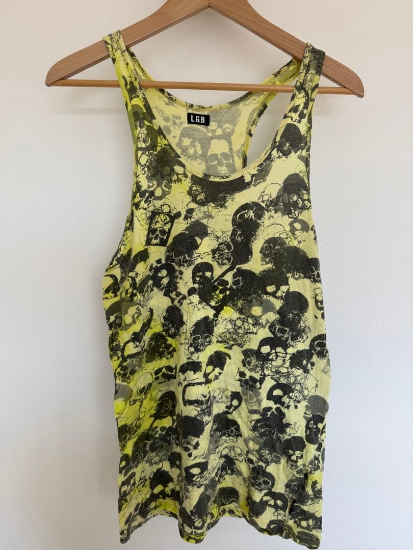 LGB スカルプリント タンクトップ