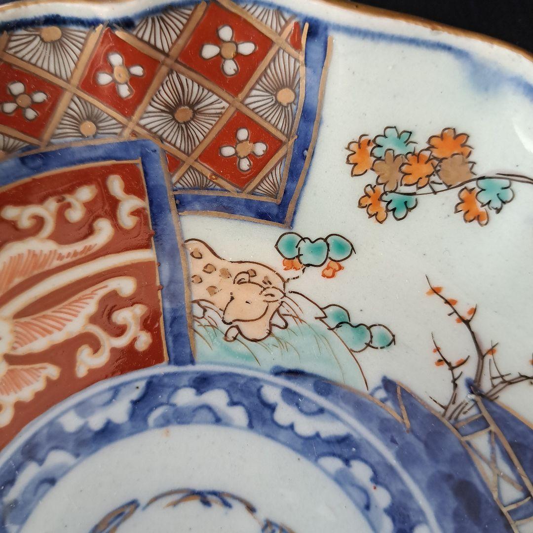 ご成約者です。「華やかな食卓！ 金彩古伊万里皿(直径21cm)」富貴長春皿