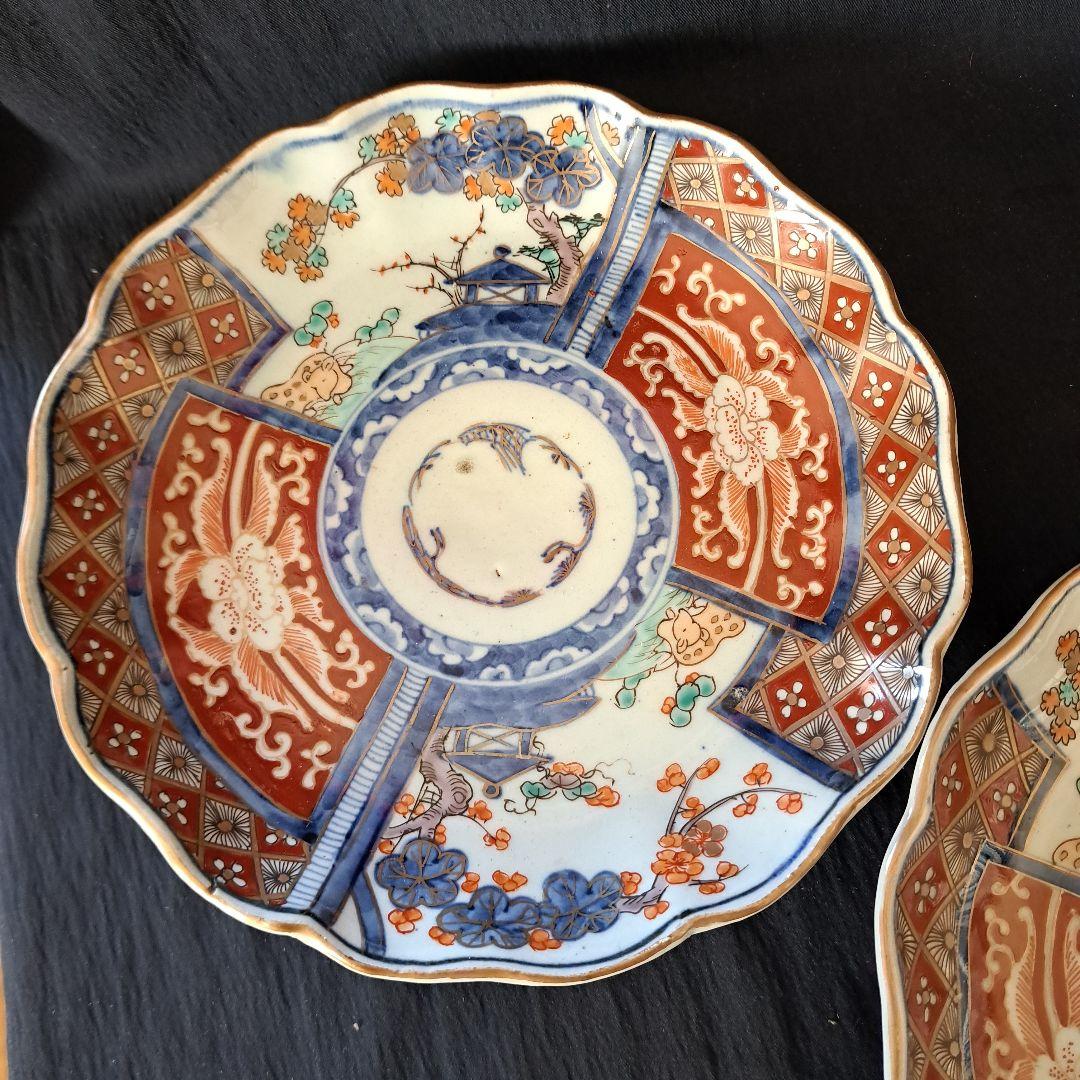 ご成約者です。「華やかな食卓！ 金彩古伊万里皿(直径21cm)」富貴長春皿