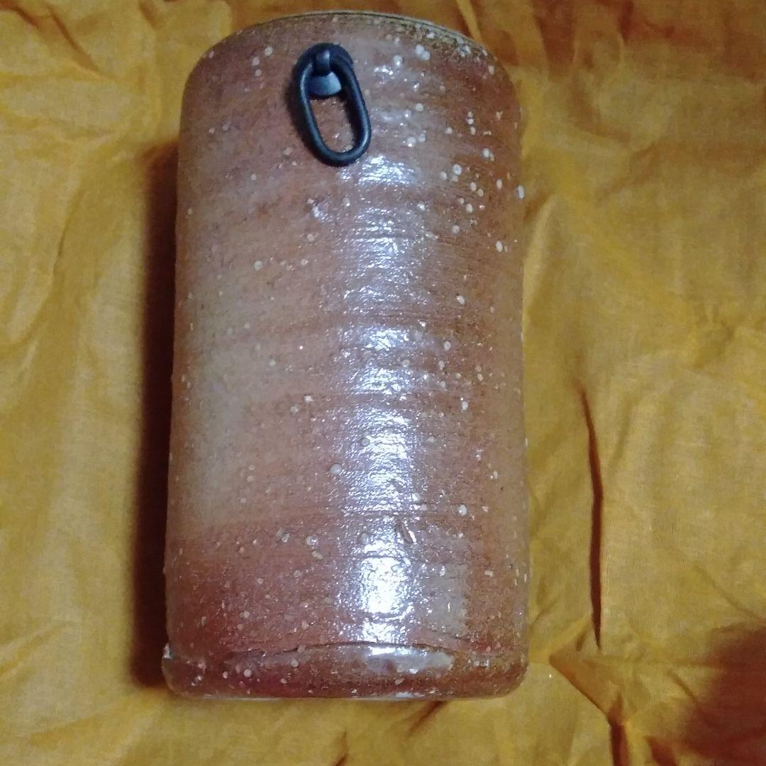 未使用　信楽焼　寿万作　旅枕