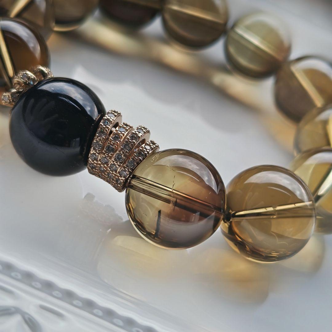 おまとめ専用です♡新作♡非加熱、非照射スモーキーシトリン、極みハイパーシーン