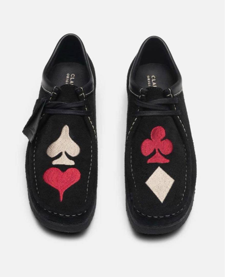 靴 24.5cm us7 uk6 STUSSY CLARKS WALLABEE