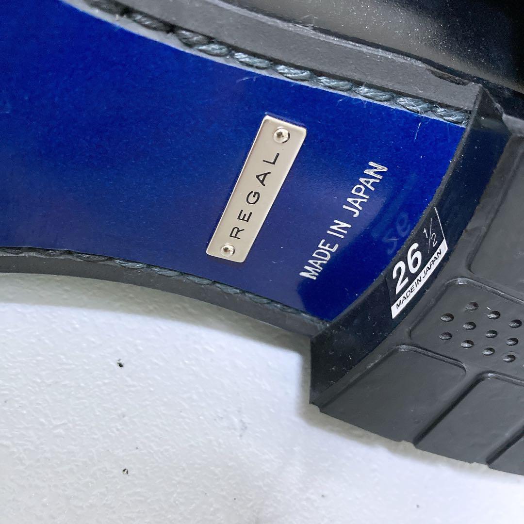 極美品 REGAL 26GR ビジネスシューズ ストレートチップ 黒 26.5