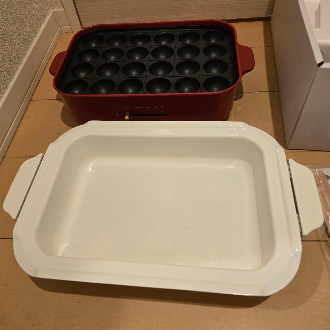 本日限定値下げBRUNO ホットプレート レッド