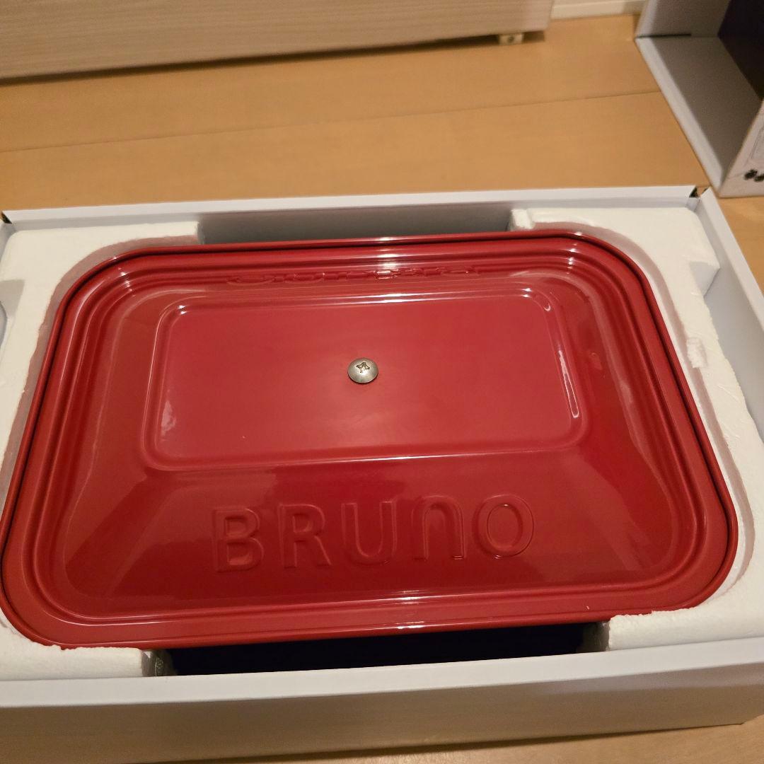 本日限定値下げBRUNO ホットプレート レッド