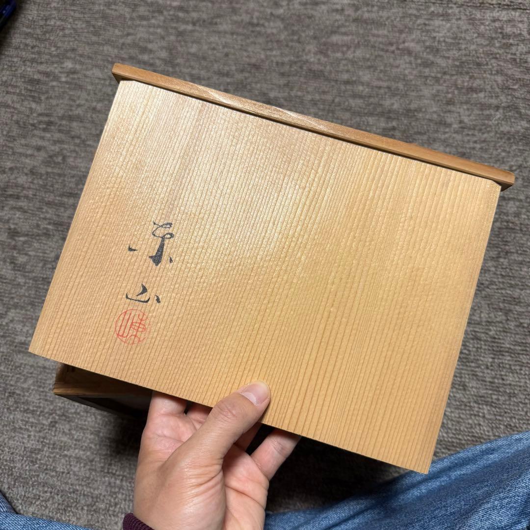 宮永東山 作　青磁兎　置物　共箱　　床置き　(検索：諏訪蘇山 三浦竹泉 )