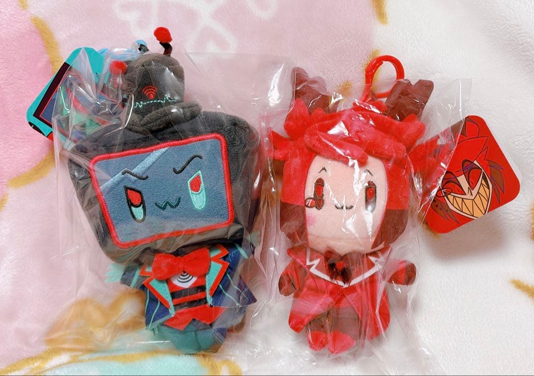 【新品】 ハズビンホテル おすわりマスコット 2種セット (アラスター&Vox)