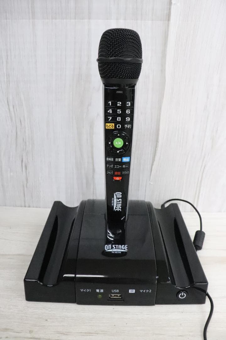 ■パーソナルカラオケ PK-NE01W ON STAGE 箱付き 通電確認OK♪