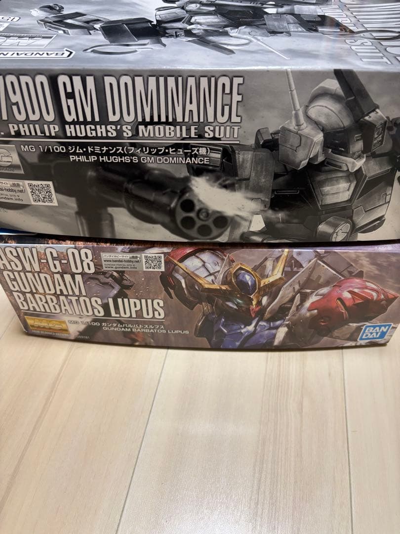 【2機】MG ガンダムバルバトスルプス、ジム・ドミナンス フィリップ・ヒューズ機