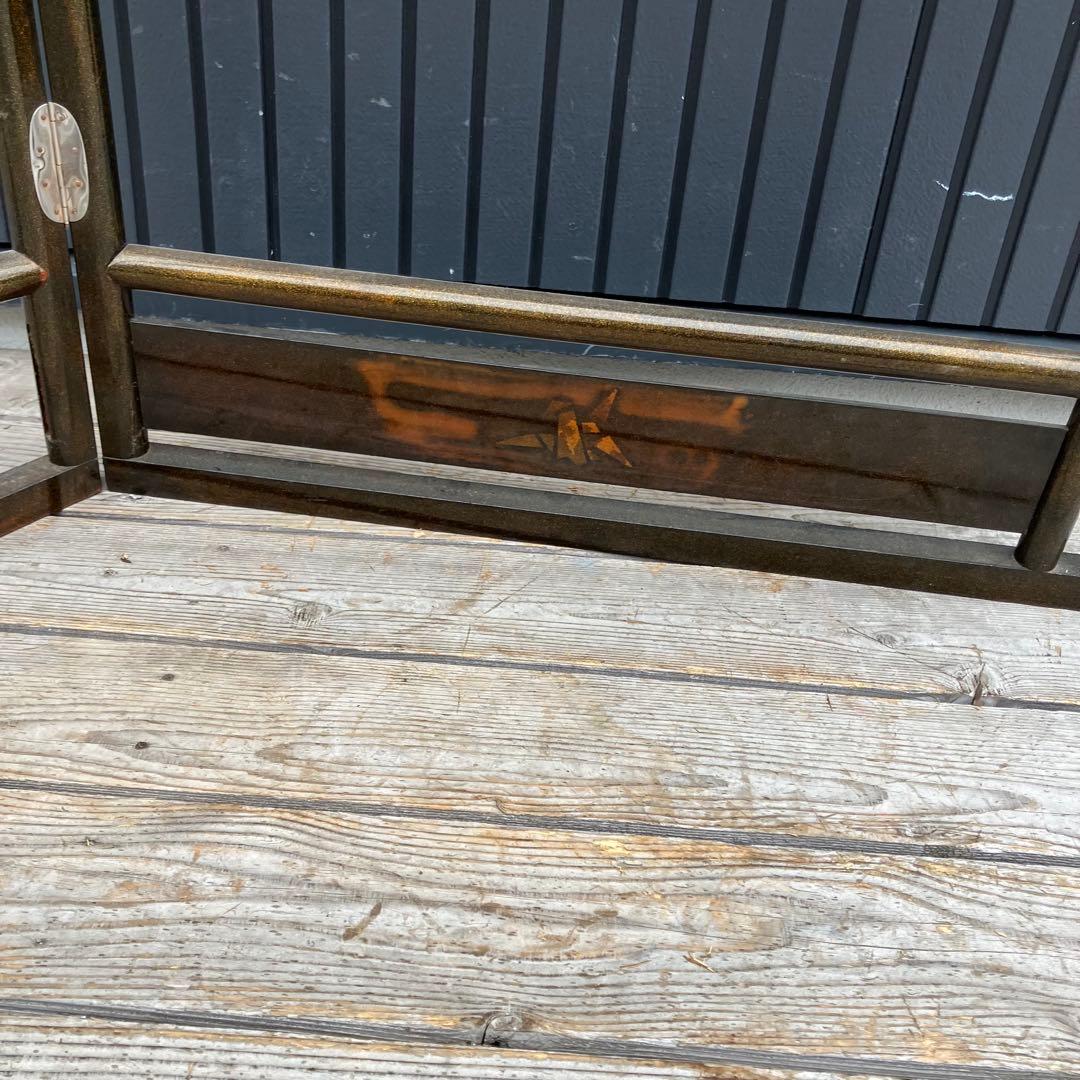 昭和レトロ 和風 漆塗り 衣桁 衣紋掛け 古道具 ハンガーラック 和家具 着物