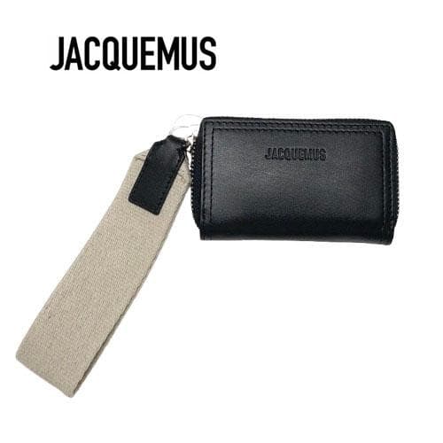 ○★新品未使用　JACQUEMUS　ストラップジップ小銭入れ　ブラック