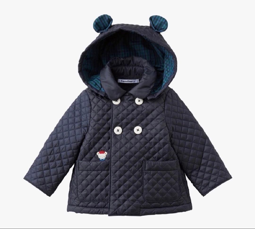 familiar ファミリア　キルティング　アウター　コート　90サイズ