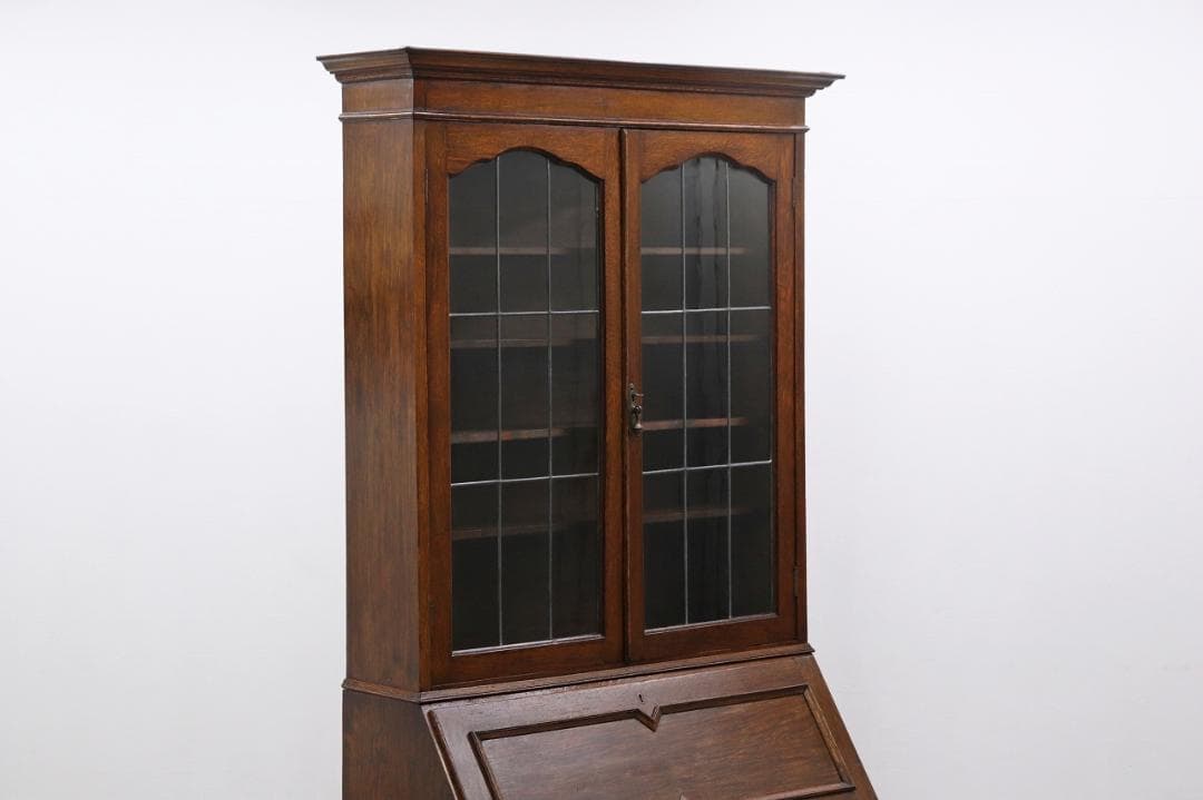 ※ミリカリ 英国 イギリス オーク材 ヴィンテージ ビューロー