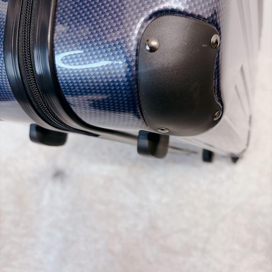 ace エース キャリーケース 47L ネイビーカーボン　ハード　TASロック