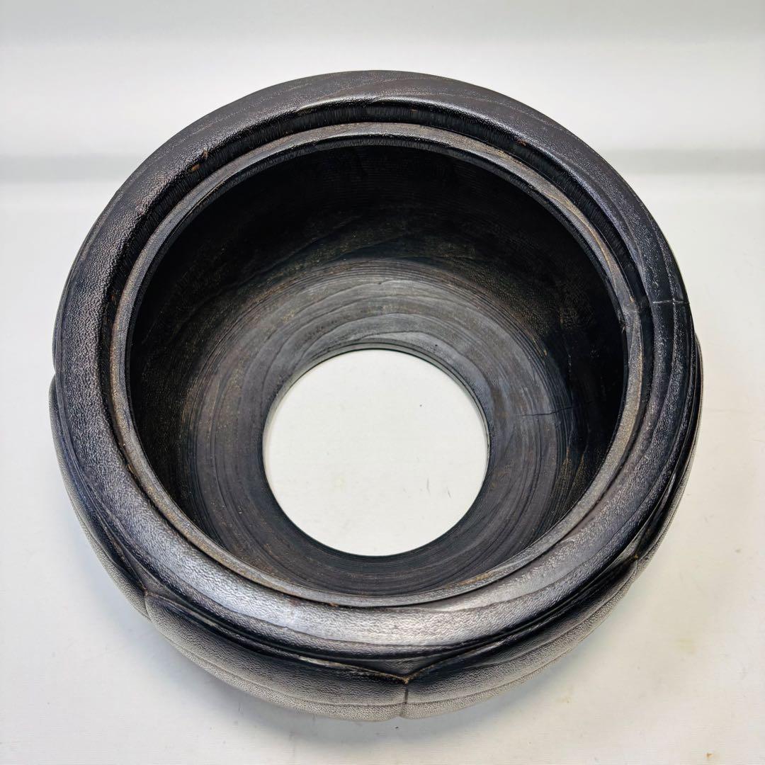 平安清鳳作　菊桐　手焙　①