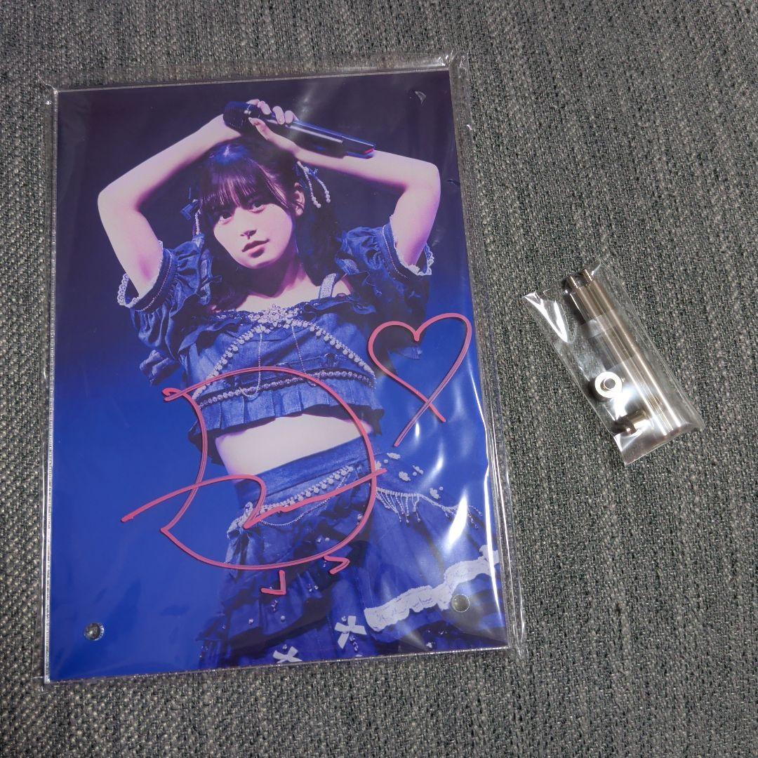 月足天音直筆サイン入りアクリルパネル