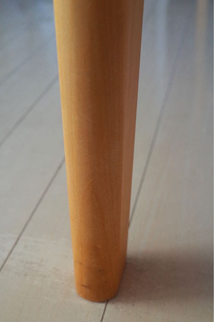 無垢天然木/北欧モダン/ダイニングテーブル130cm/ナチュラル/ヴィンテージ