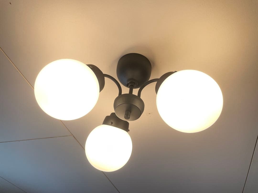 IKEA HISSHULT シーリングライト 3灯