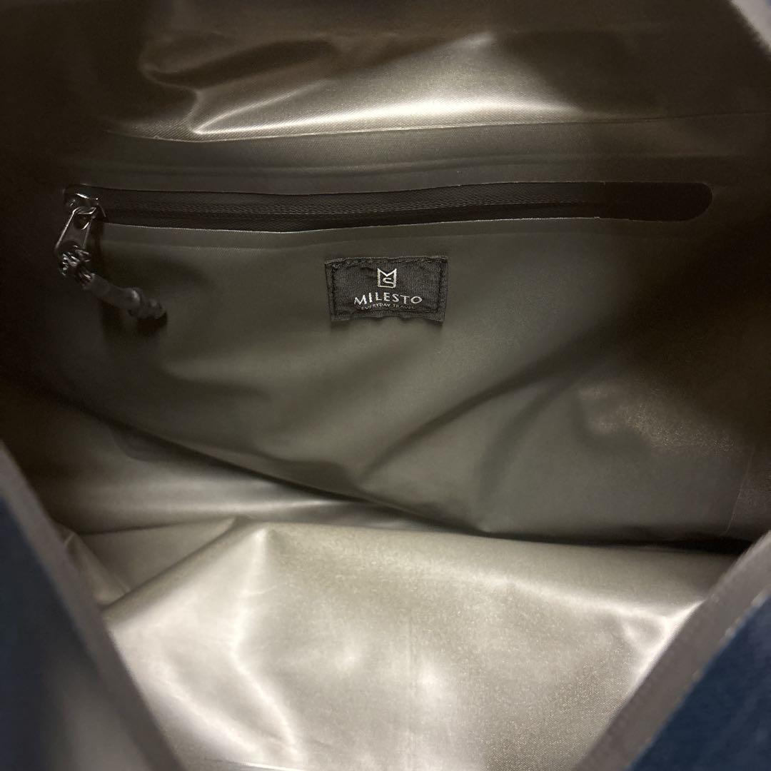 美品✨ミレスト2way 防水キャリーバッグ ボストン ネイビー 男女兼用