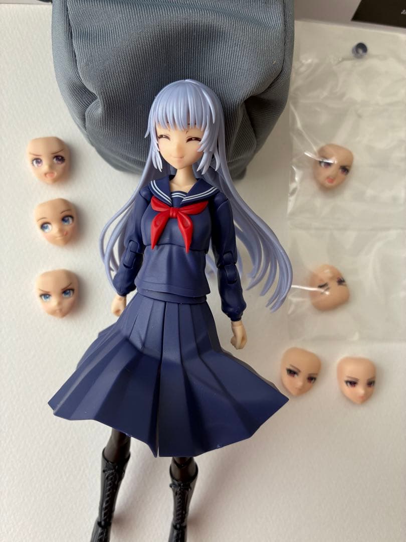 布スカート付き　コトブキヤ限定薬師寺久遠ベースの寄せ集めジャンク　創彩少女庭園